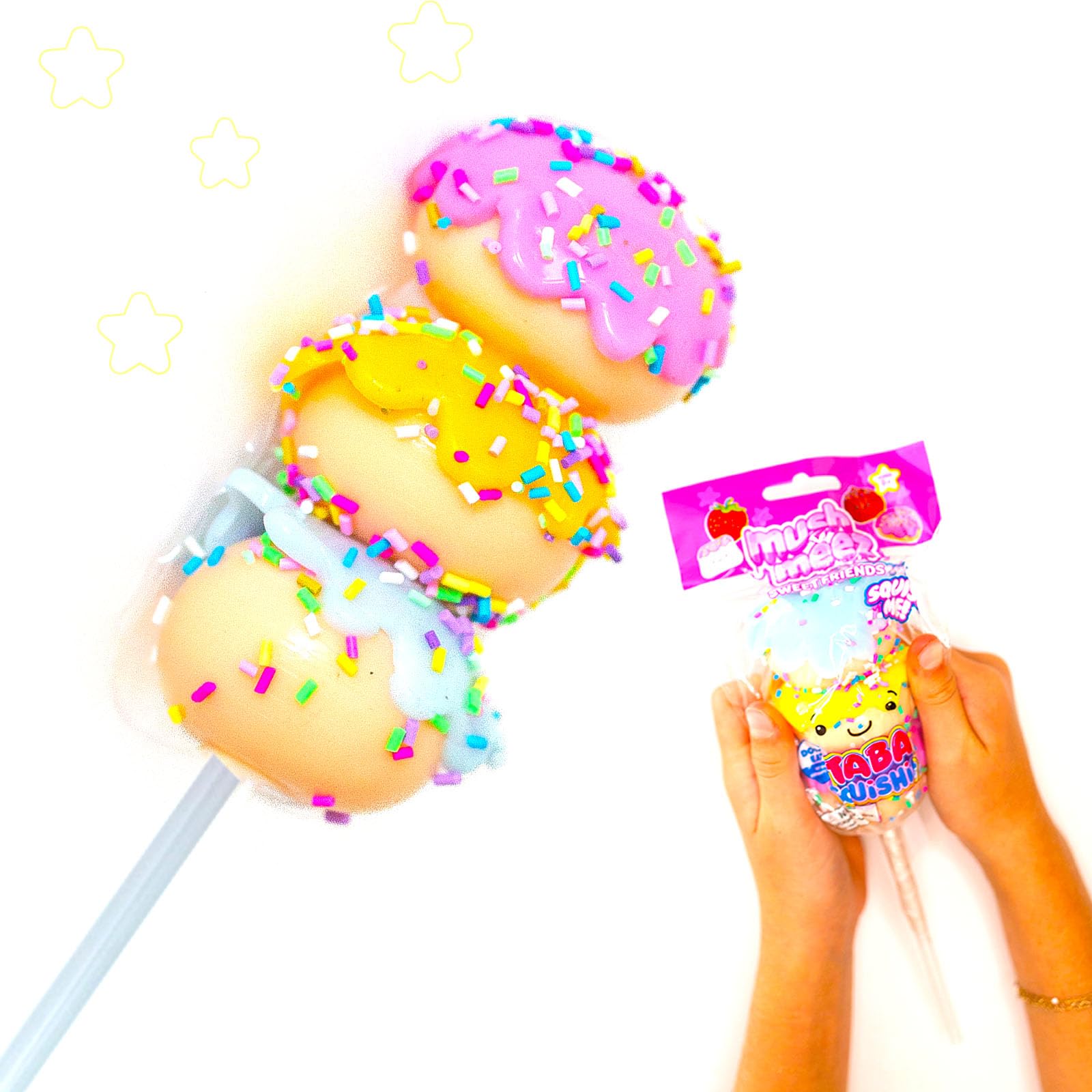 Amazon.com: MushMeez Taba Squishy Sweet Friends - 3 Taba Squishies